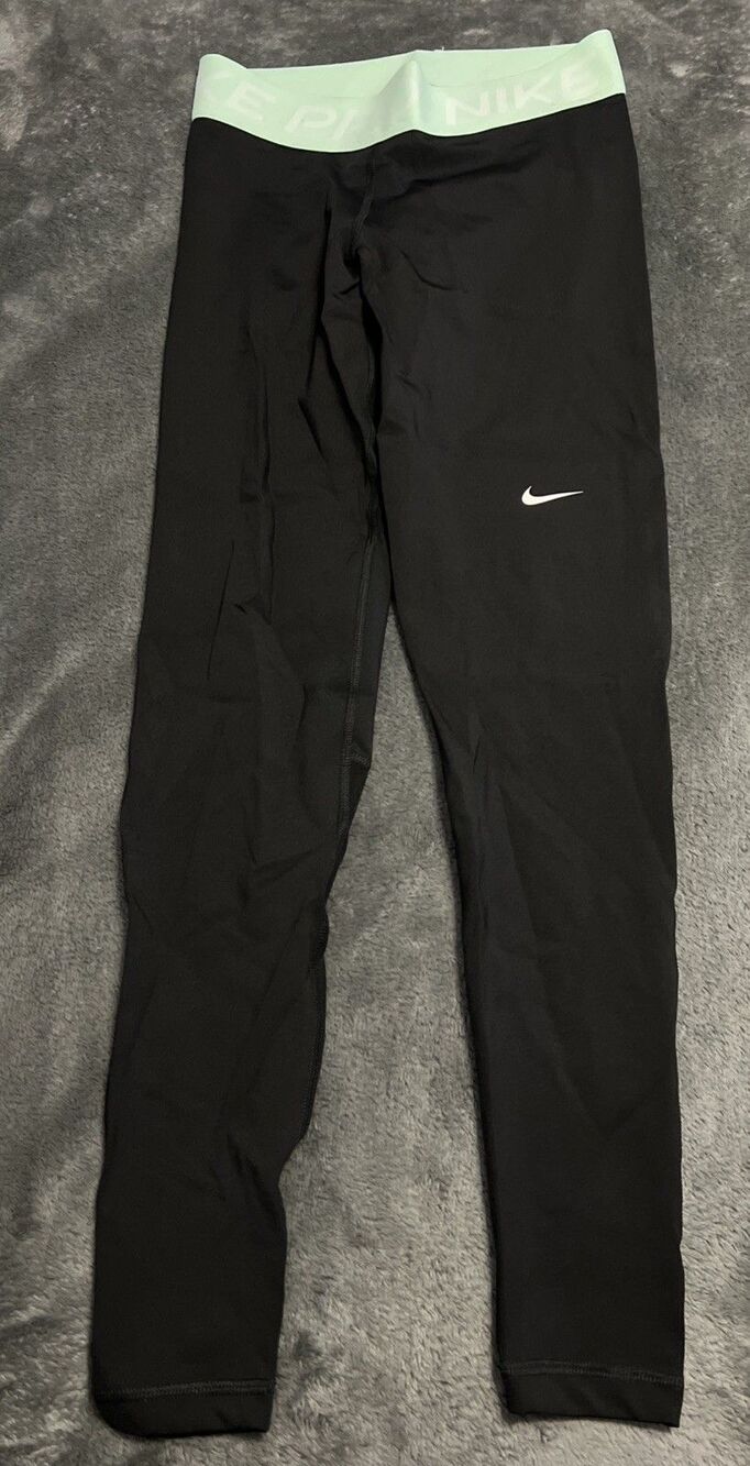 XS Nike Pro Women's Mid-Rise Paneled Leggings Yoga Pants CZ9779-026